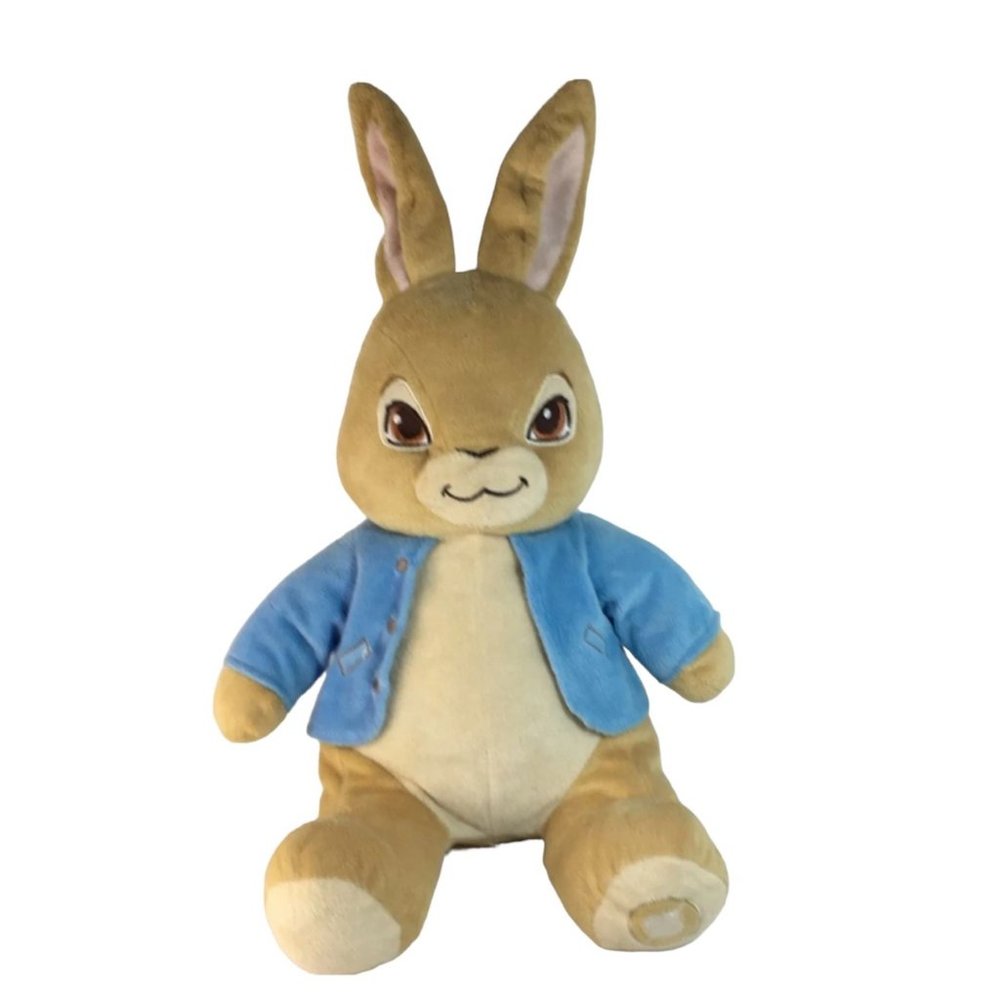 Peter Rabbit Plush Toy Embroidered Eyes 18" Nickelodeon